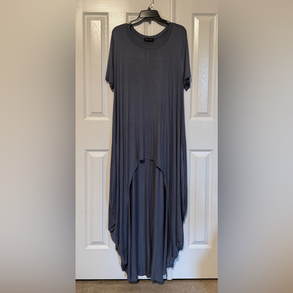 Rae Mode Flowy Gray High-Low Top Large